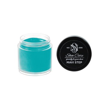 MAVI STEP Custom Smooth Leather Shoe Cream - Blue in Soft Greenish-Blue 2050-B40G - , SKU SL-C